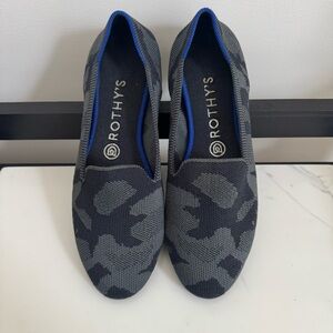 Rothy's Dark Camo OG Loafers Size 8.5